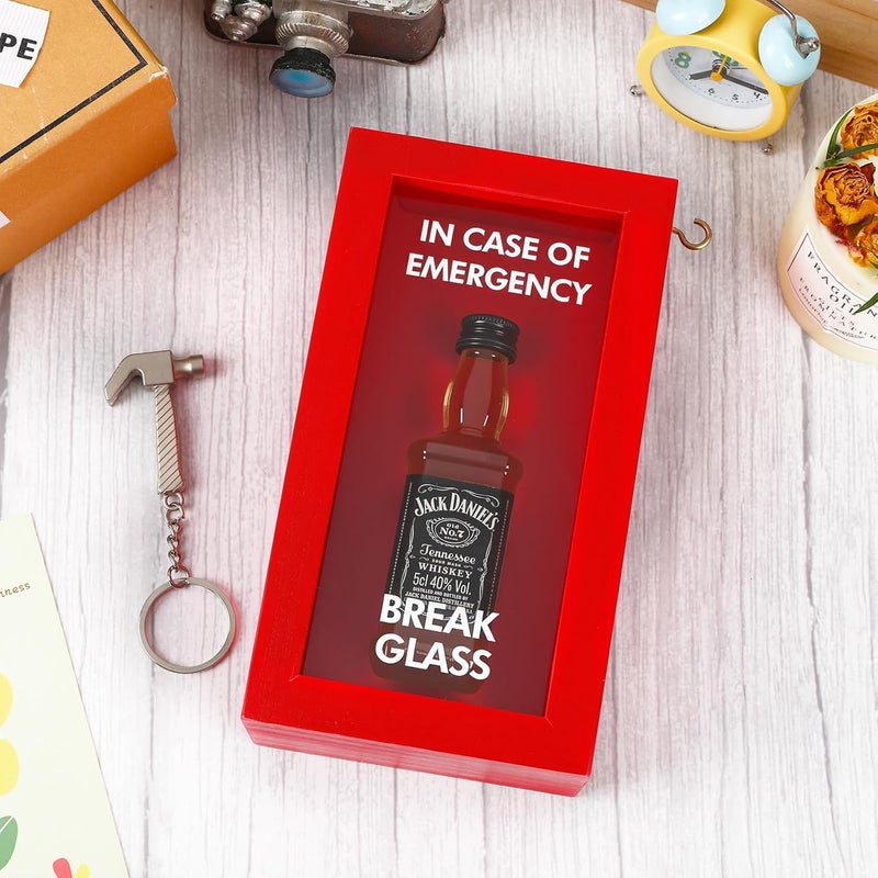JULEASEL Funny Gift Emergency Box w/Hammer(Medium), Break in Case of Emergency Box, Personalized Prank Gag Gift for Birthday Holiday, Funny Desk Decor, White Elephant Gift for Friend Coworker Family - Image 3